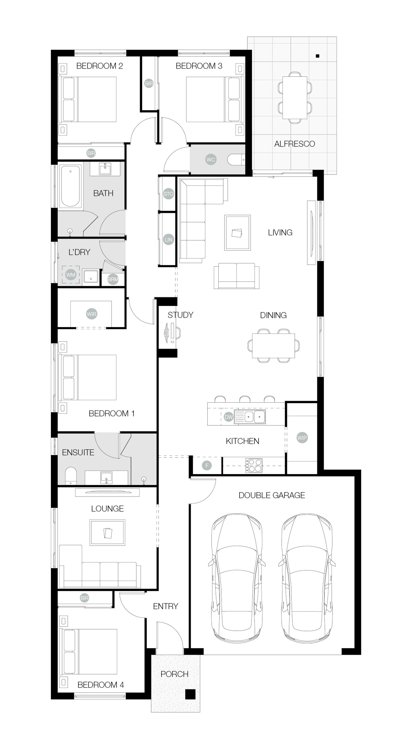 House and Land Investment Property in Bahrs Scrub, QLD (4.22% Yield) | Aus Investment Properties - Floor Plan 1