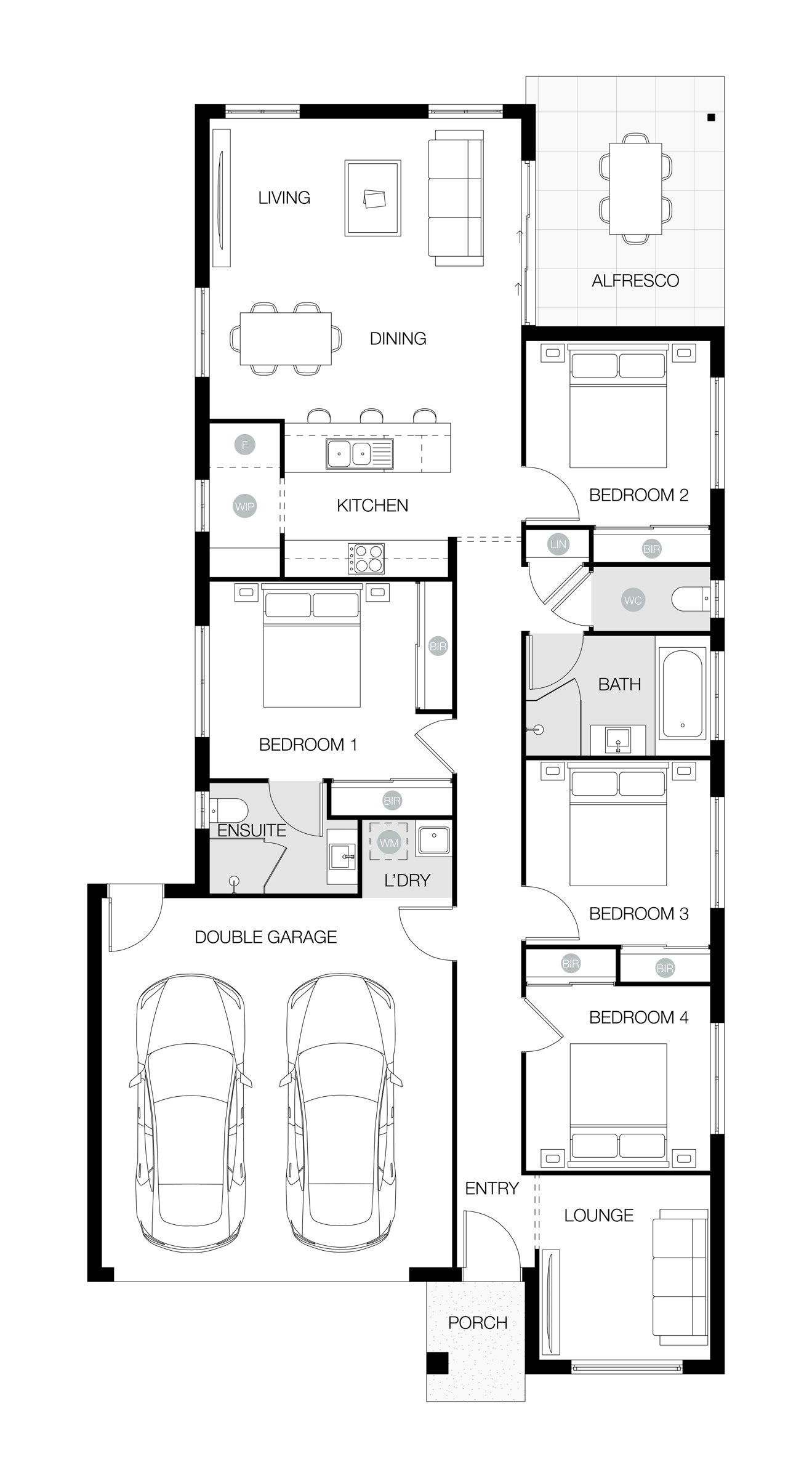 House and Land Investment Property in Bahrs Scrub, QLD (4.27% Yield) | Aus Investment Properties - Floor Plan 1