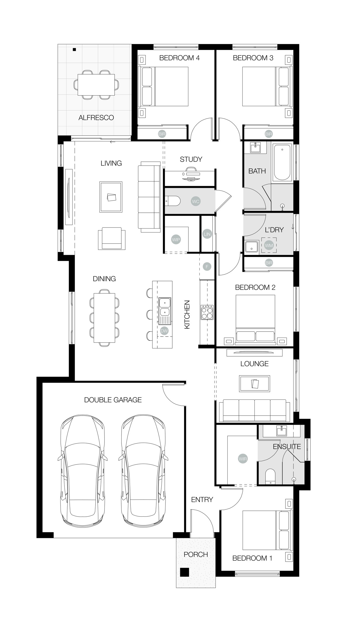 House and Land Investment Property in Gleneagle, QLD (4.14% Yield) | Aus Investment Properties - Floor Plan 1