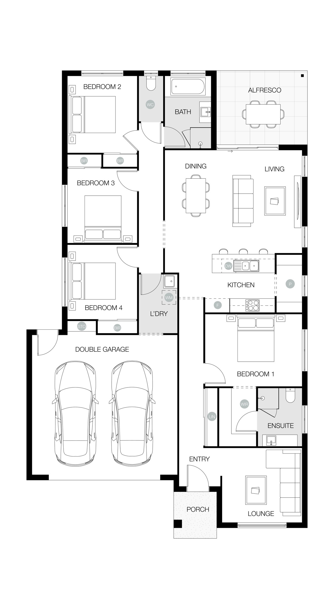 House and Land Investment Property in Gleneagle, QLD (3.92% Yield) | Aus Investment Properties - Floor Plan 1