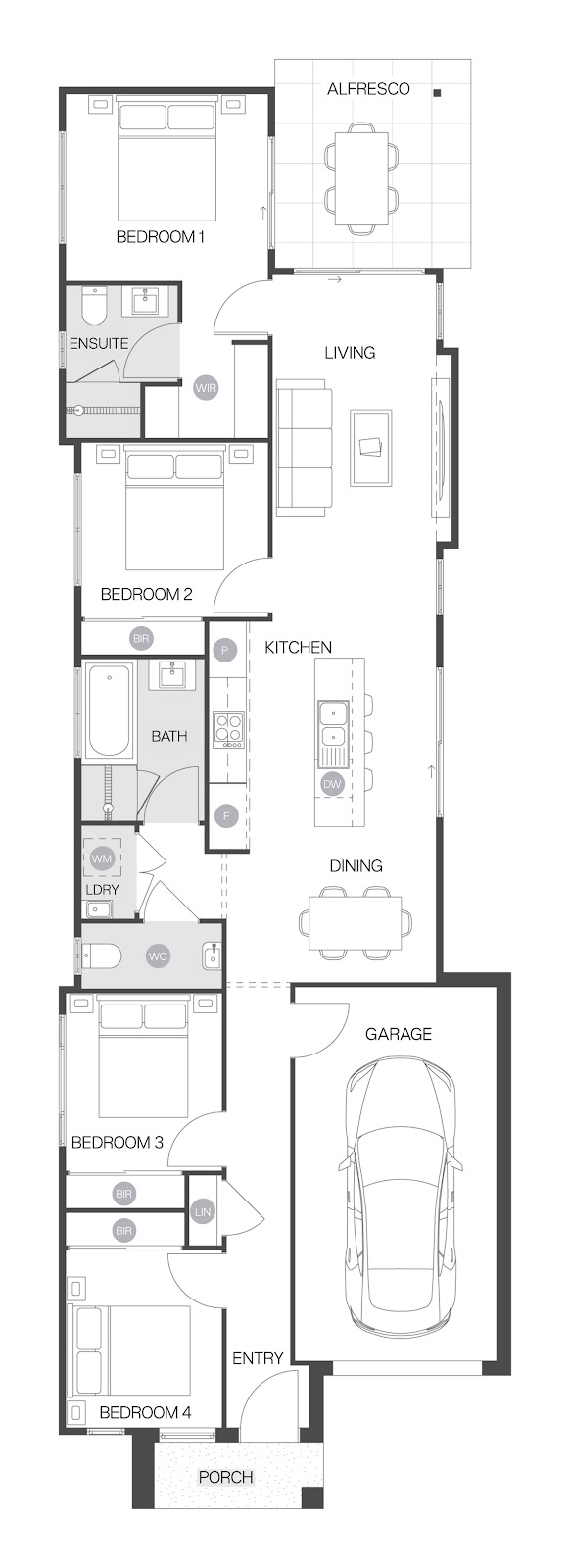 House and Land Investment Property in Bethania, QLD (4.69% Yield) | Aus Investment Properties - Floor Plan 1