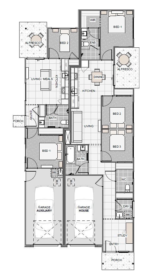 Dual Key Investment Property in Joyner, QLD (5.25% Yield) | Aus Investment Properties - Floor Plan 1
