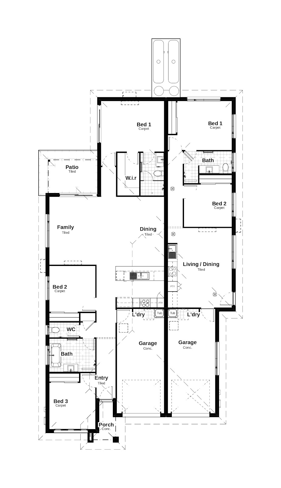 Dual Occupancy Investment Property in Millfield, NSW (4.51% Yield) | Aus Investment Properties - Floor Plan 1