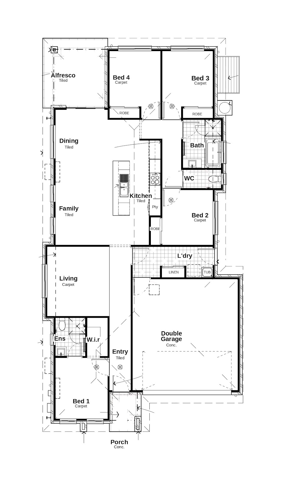 House and Land Investment Property in Woodgate, QLD (4.05% Yield) | Aus Investment Properties - Floor Plan 1
