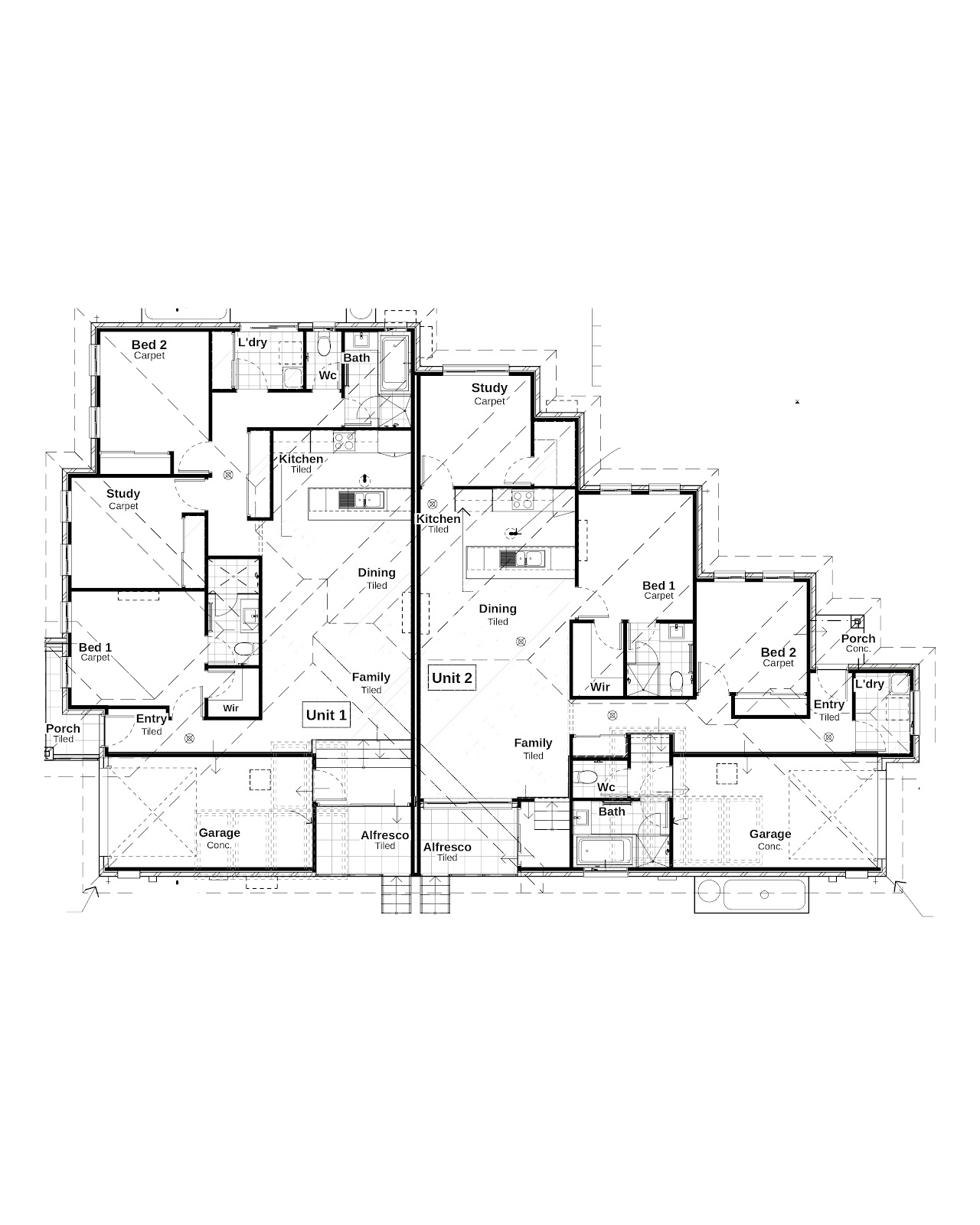 Dual Occupancy Investment Property in Edgeworth, NSW (4.58% Yield) | Aus Investment Properties - Floor Plan 1