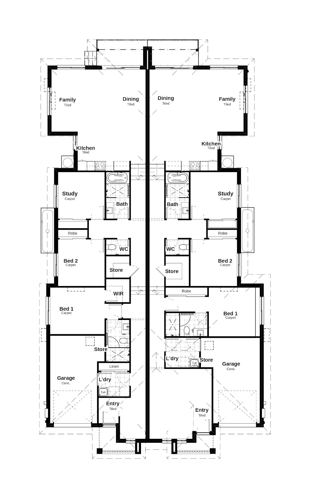 Duplex Investment Property in Farley, NSW (4.52% Yield) | Aus Investment Properties - Floor Plan 1