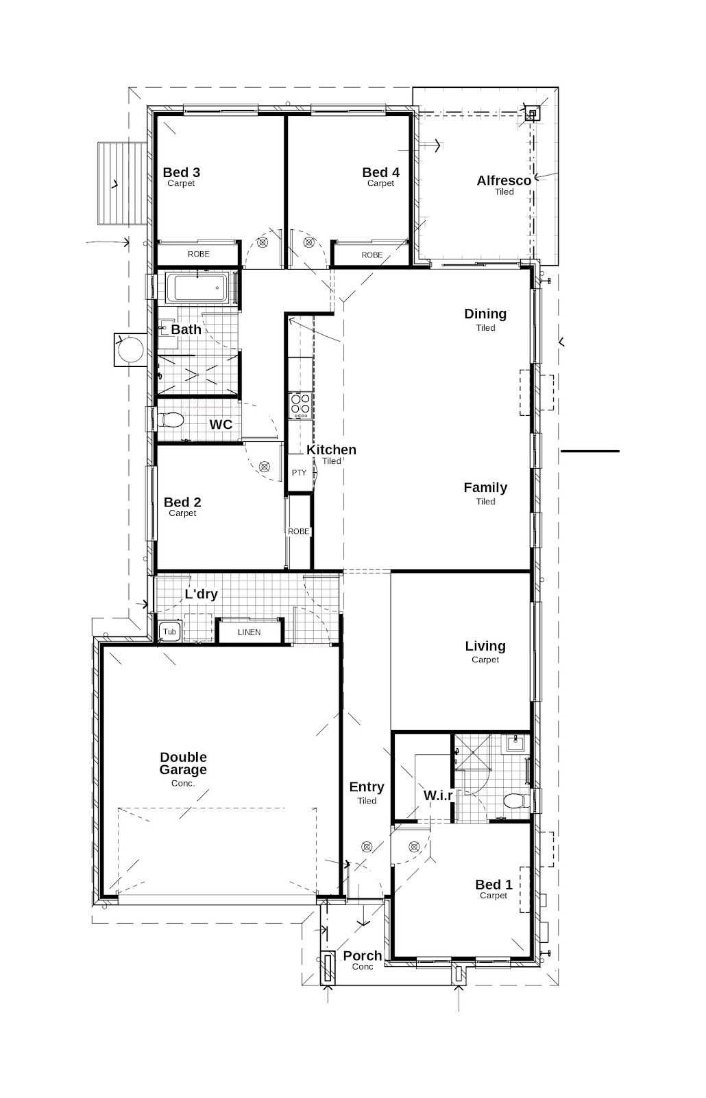 House and Land Investment Property in Kalkie, QLD (4.41% Yield) | Aus Investment Properties - Floor Plan 1