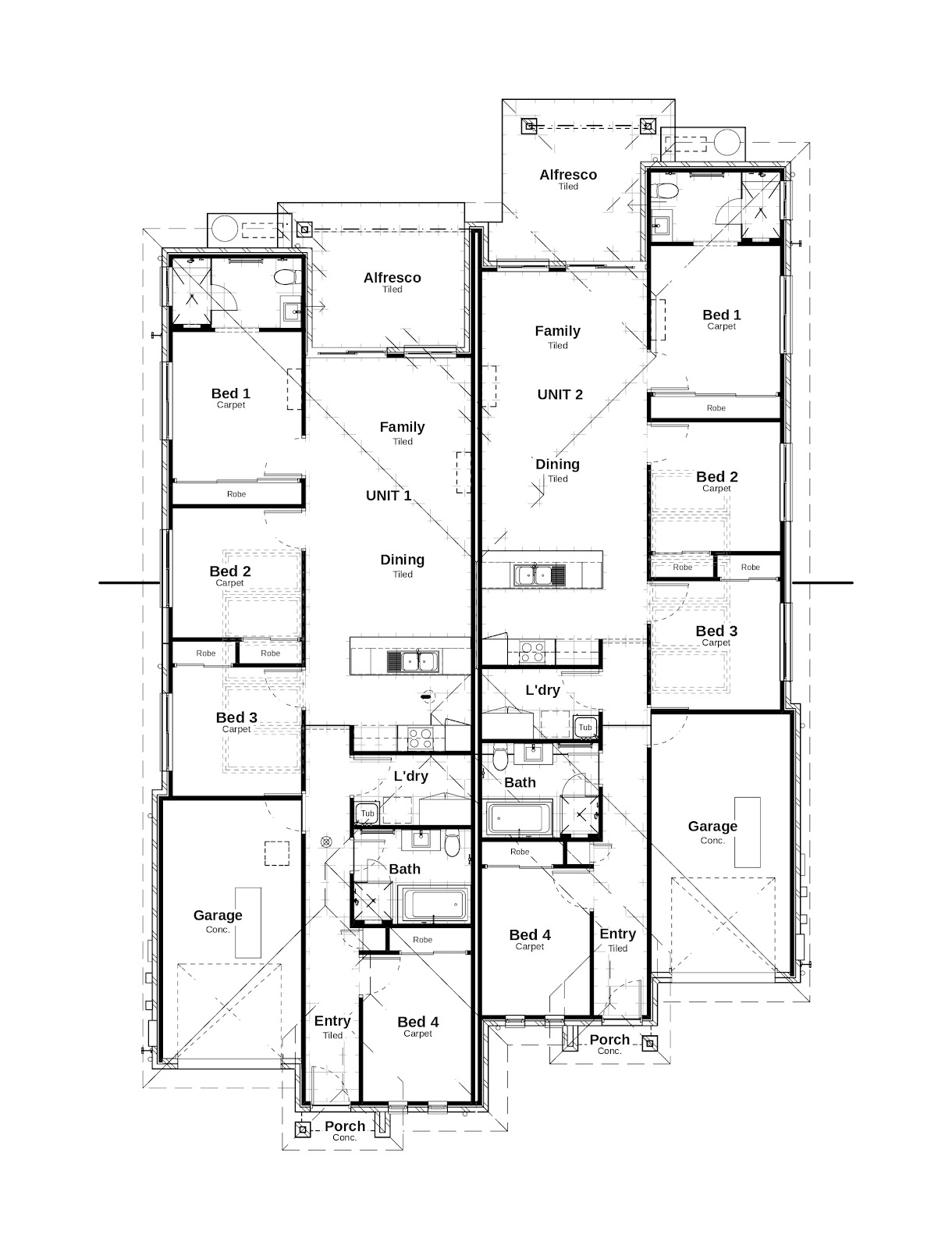 Dual Occupancy Investment Property in Bargara, QLD (4.55% Yield) | Aus Investment Properties - Floor Plan 1