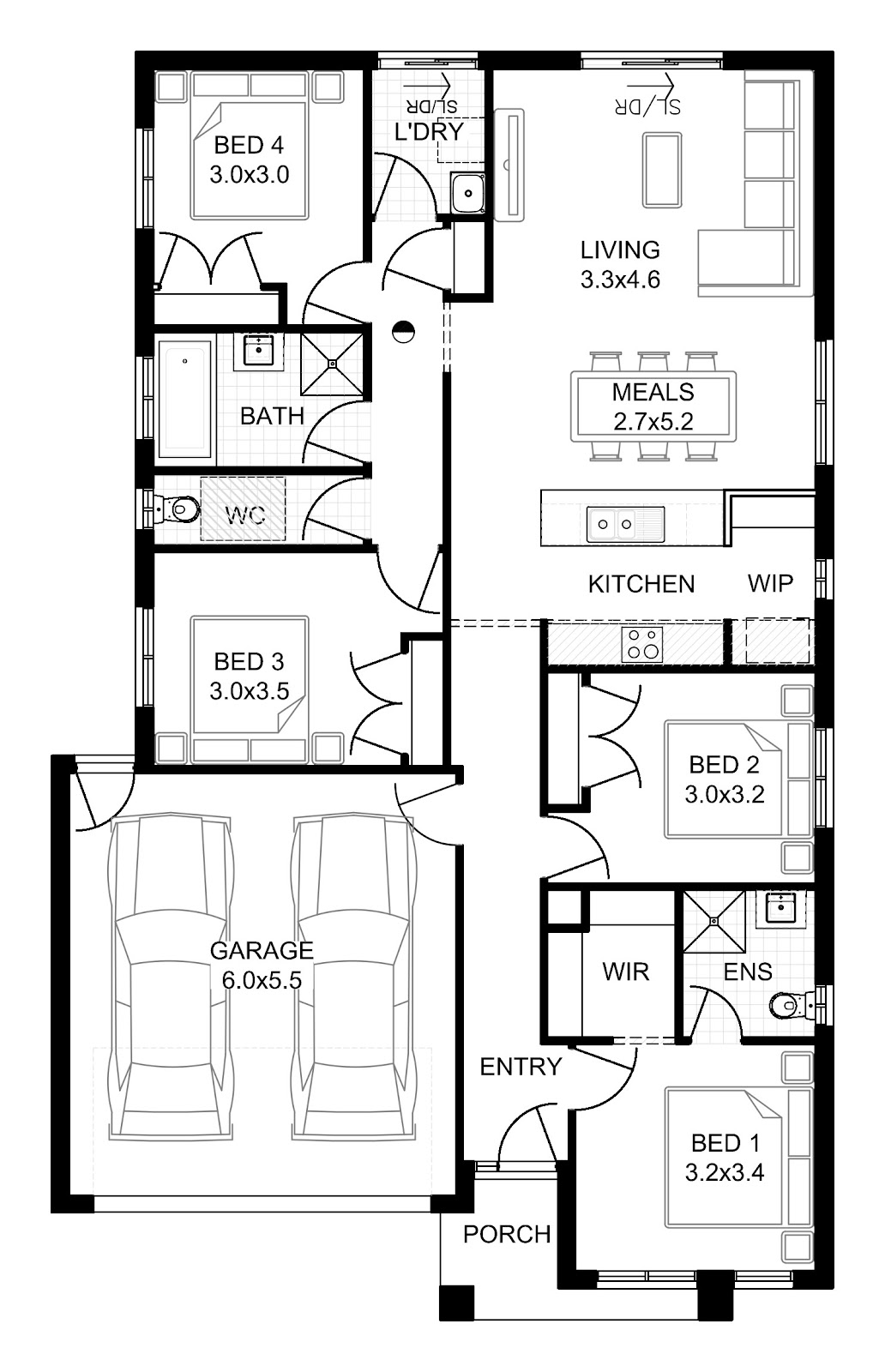 House and Land Investment Property in Mambourin, VIC (3.23% Yield) | Aus Investment Properties - Floor Plan 1
