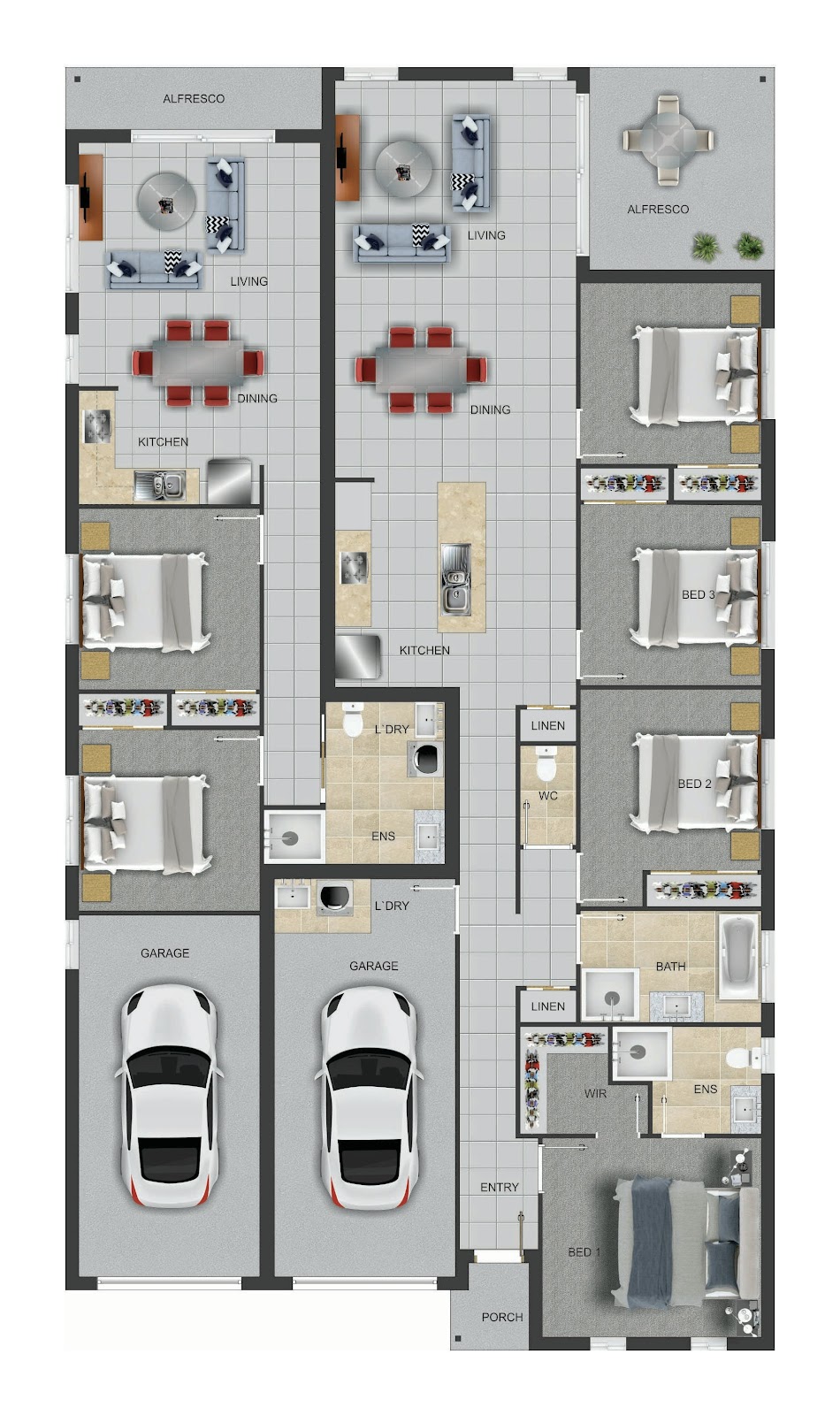 Dual Key Investment Property in Cosgrove, QLD (5.3% Yield) | Aus Investment Properties - Floor Plan 1