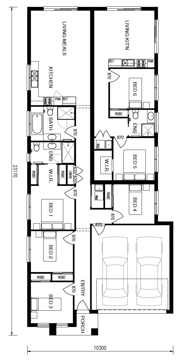 Dual Key Investment Property in Melton South, VIC (5.62% Yield) | Aus Investment Properties - Floor Plan 1