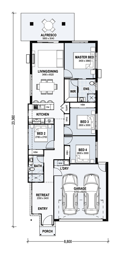 House and Land Investment Property in Melton South, VIC (3.64% Yield) | Aus Investment Properties - Floor Plan 1