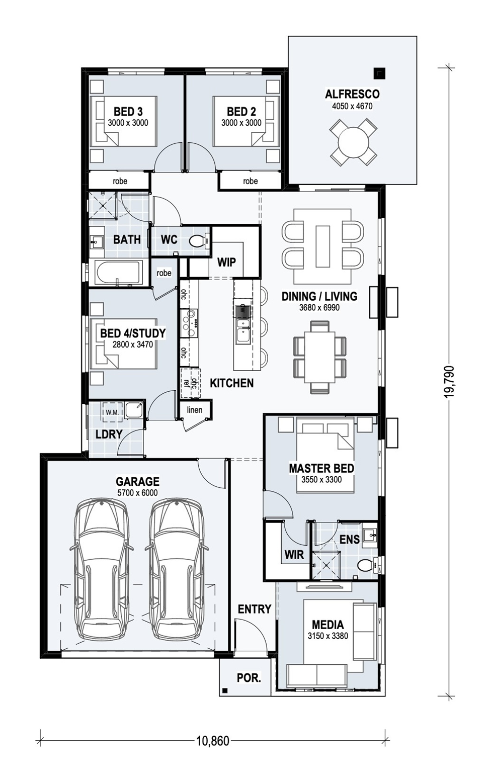 House and Land Investment Property in Donnybrook, VIC (3.62% Yield) | Aus Investment Properties - Floor Plan 1