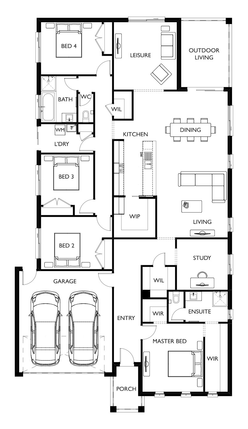 House & Land Investment Property in Trafalgar, VIC (3.97% Yield) | Aus Investment Properties - Floor Plan 1