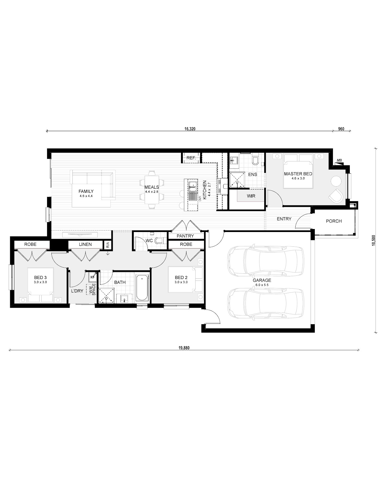 House & Land Investment Property in Sunbury, VIC (3.74% Yield) | Aus Investment Properties - Floor Plan 1