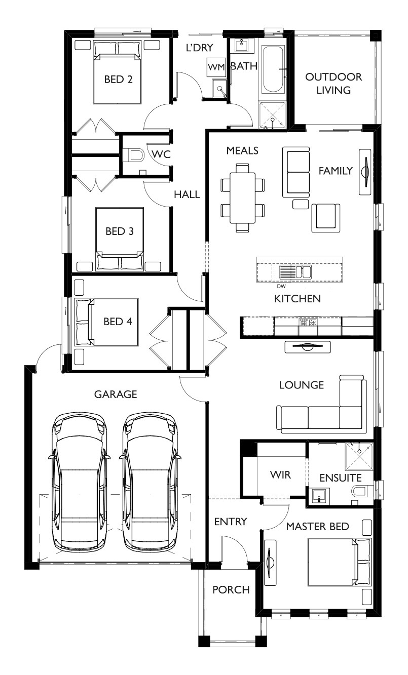House & Land Investment Property in Trafalgar, VIC (4.28% Yield) | Aus Investment Properties - Floor Plan 1