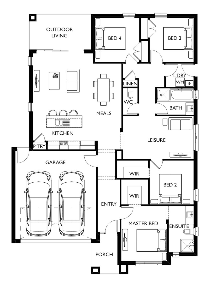 House & Land Investment Property in Shepparton North, VIC | Aus Investment Properties - Floor Plan 1