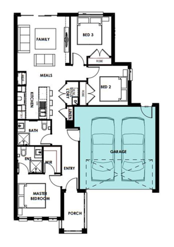 House & Land Investment Property in Donnybrook, VIC (3.8% Yield) | Aus Investment Properties - Floor Plan 1