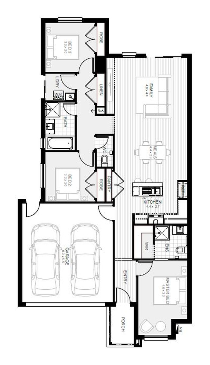 House & Land Investment Property in Rockbank, VIC (3.4% Yield) | Aus Investment Properties - Floor Plan 1