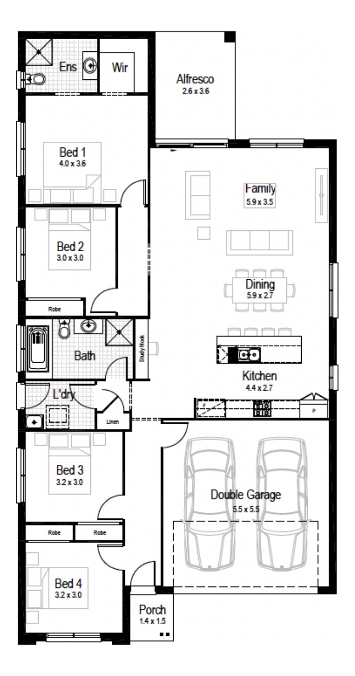 House and Land Investment Property in Wadalba, NSW (3.97% Yield) | Aus Investment Properties - Floor Plan 1