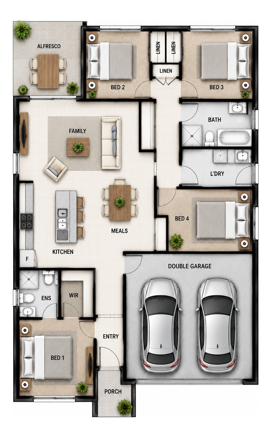 House and Land Investment Property in Denman, NSW (5.42% Yield) | Aus Investment Properties - Floor Plan 1