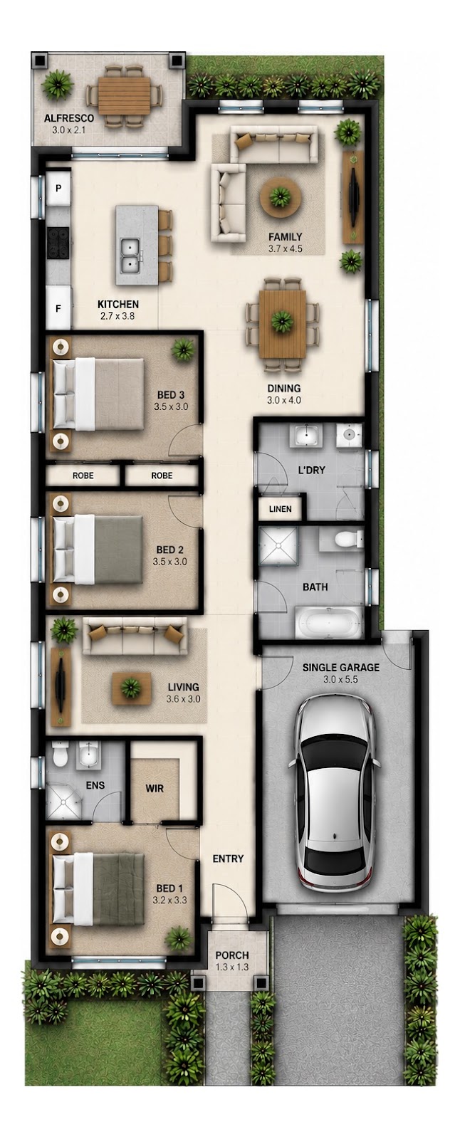 House and Land Investment Property in Millfield, NSW (3.77% Yield) | Aus Investment Properties - Floor Plan 1