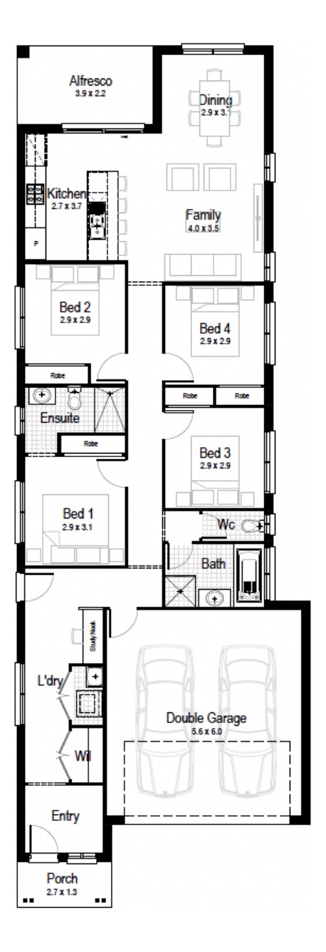 House and Land Investment Property in Walloon, QLD (4.44% Yield) | Aus Investment Properties - Floor Plan 1
