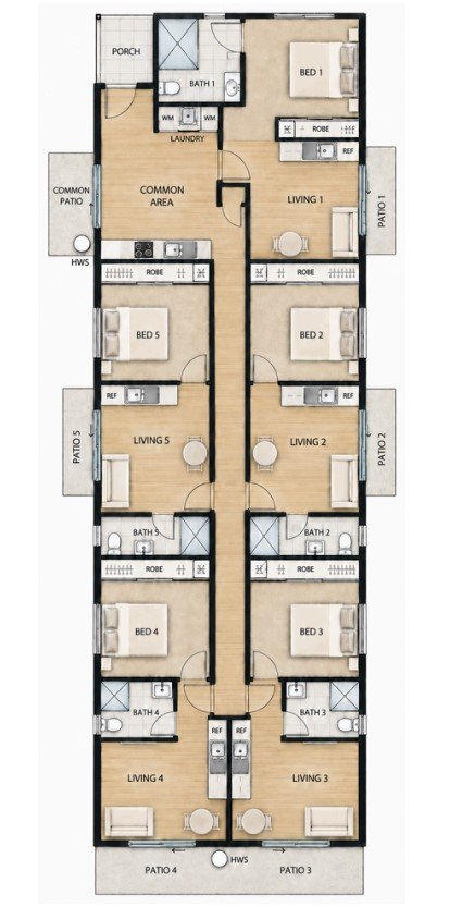 Rooming House Investment Property in Banyo, QLD (8.82% Yield) | Aus Investment Properties - Floor Plan 1