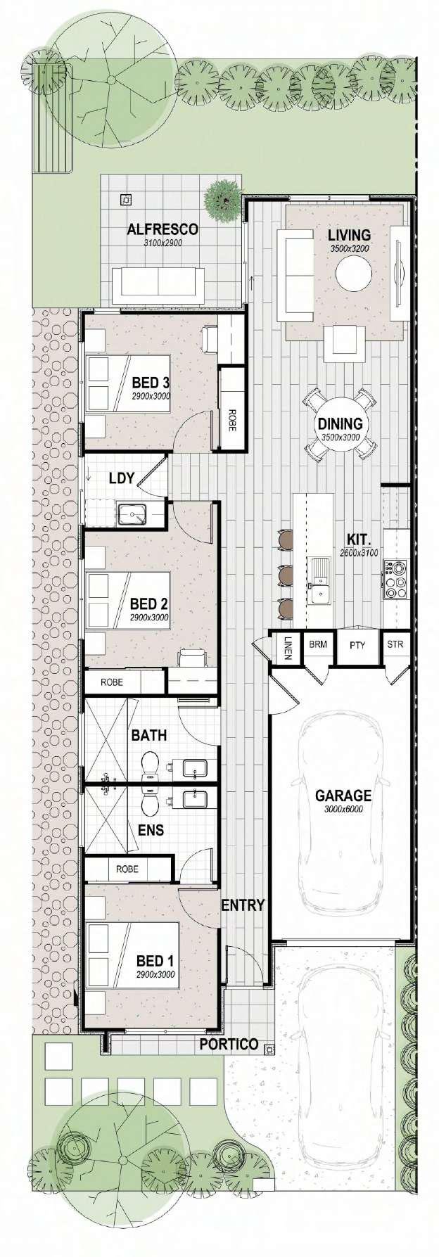 House and Land Investment Property in Morayfield, QLD | Aus Investment Properties - Floor Plan 1
