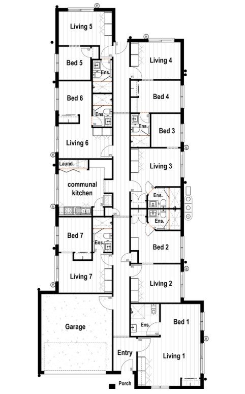 Co living Investment Property in Wangaratta, VIC (12.17% Yield) | Aus Investment Properties - Floor Plan 1