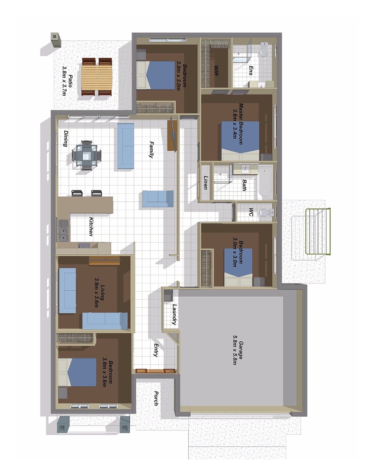House and Land Investment Property in Logan Reserve, QLD (3.74% Yield) | Aus Investment Properties - Floor Plan 1