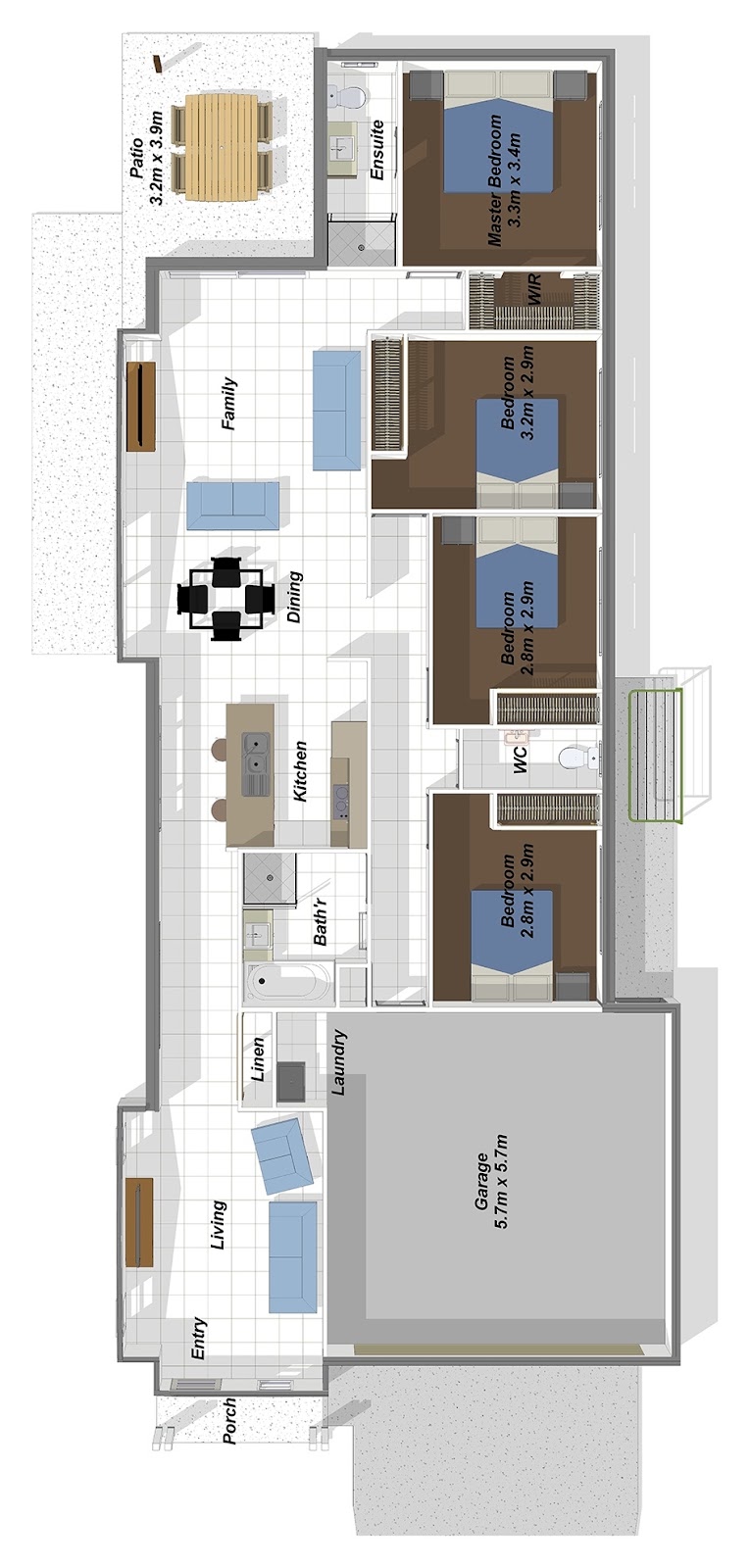 House and Land Investment Property in Park Ridge, QLD (4.59% Yield) | Aus Investment Properties - Floor Plan 1