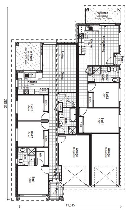 Dual Occupancy Investment Property in Warnervale, NSW (4.48% Yield) | Aus Investment Properties - Floor Plan 1
