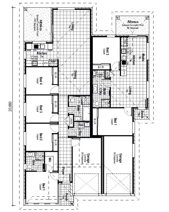 Dual Occupancy Investment Property in Wadalba, NSW (4.52% Yield) | Aus Investment Properties - Floor Plan 1