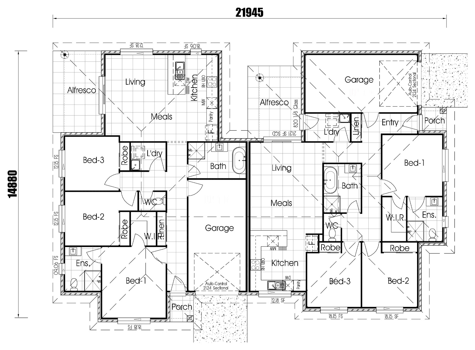 Duplex Investment Property in Oakey, QLD (4.26% Yield) | Aus Investment Properties - Floor Plan 1