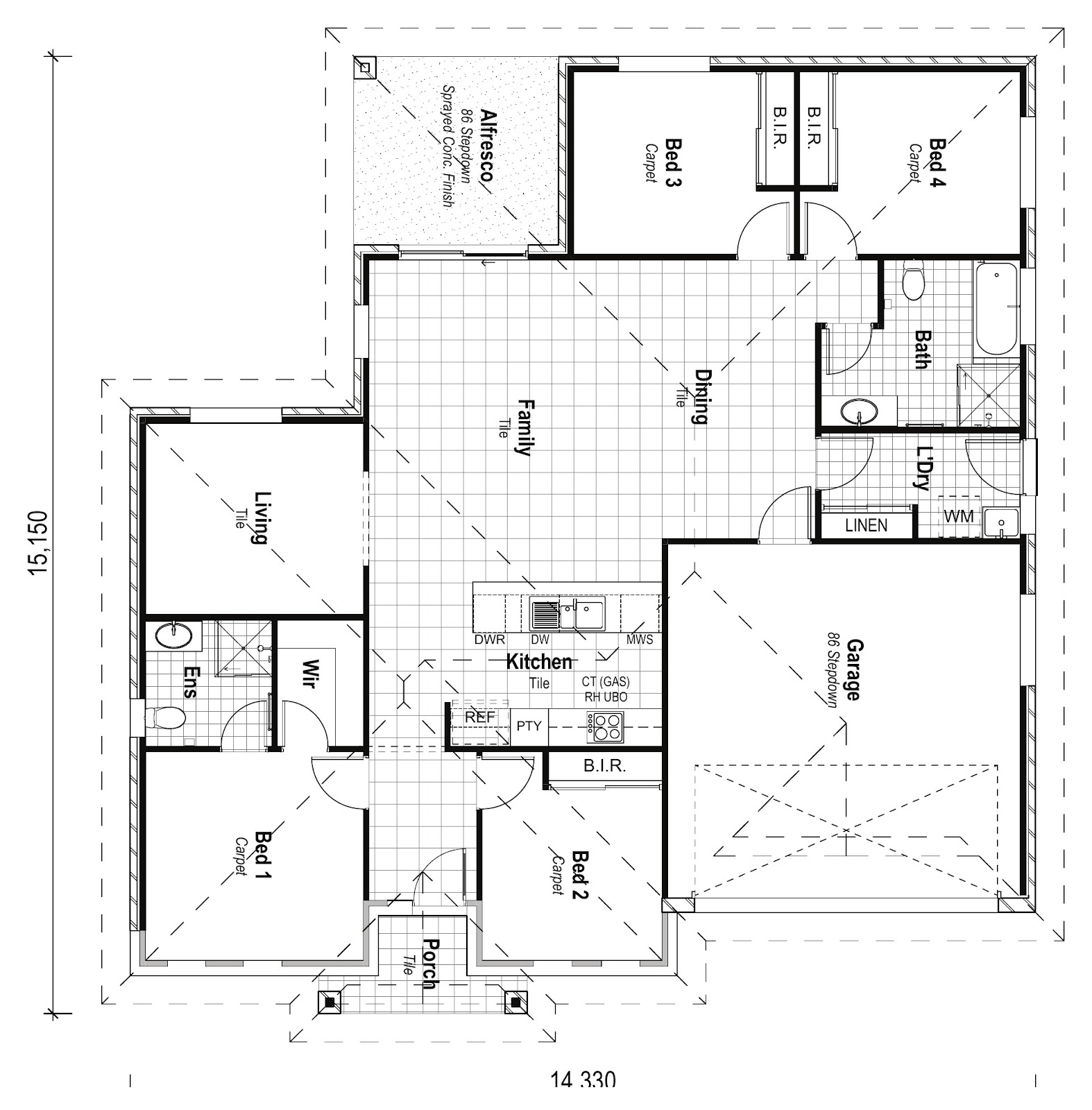 House & Land Investment Property in Wadalba, NSW | Aus Investment Properties - Floor Plan 1