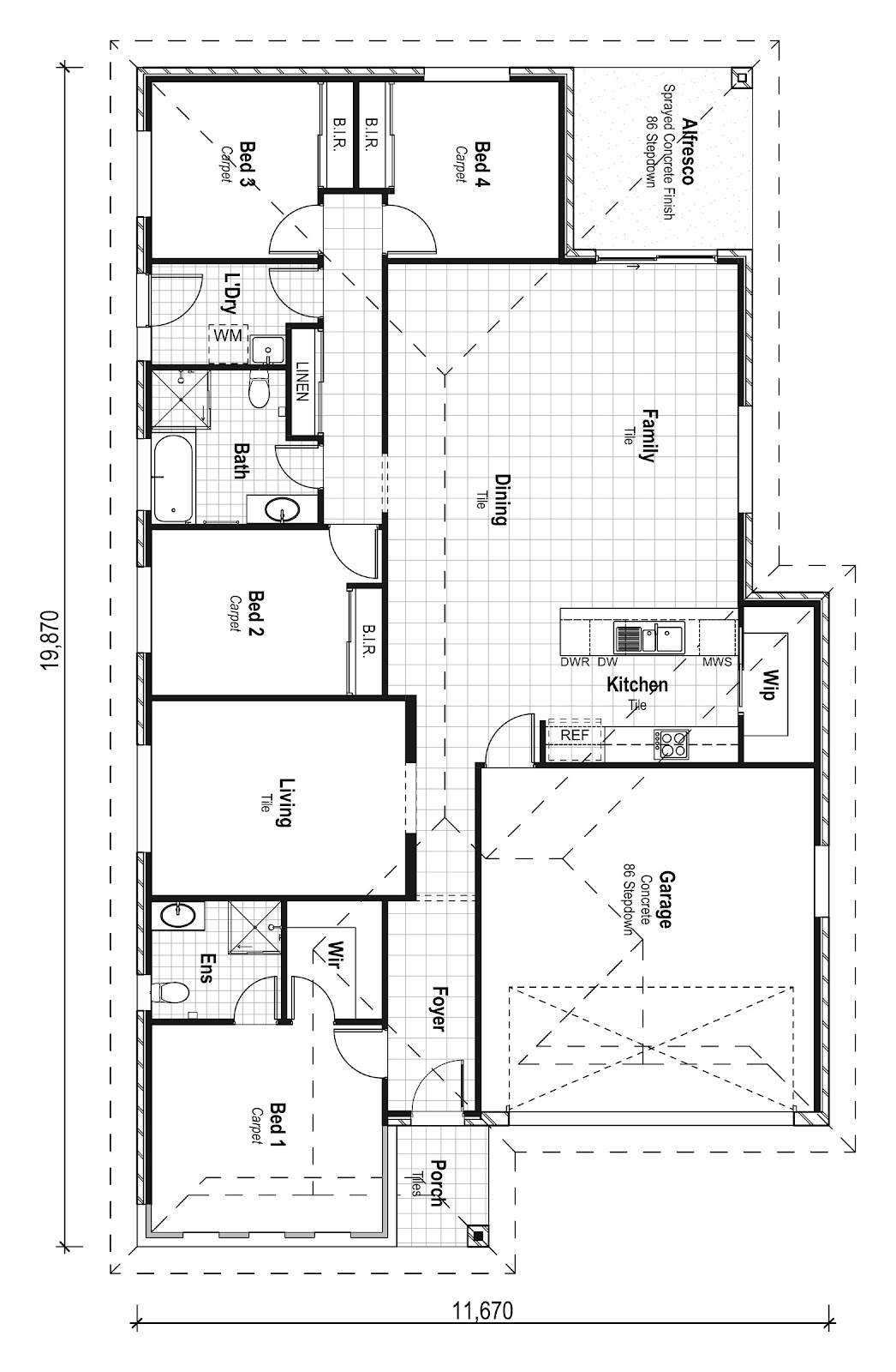 House & Land Investment Property in Gillieston Heights, NSW (4.58% Yield) | Aus Investment Properties - Floor Plan 1