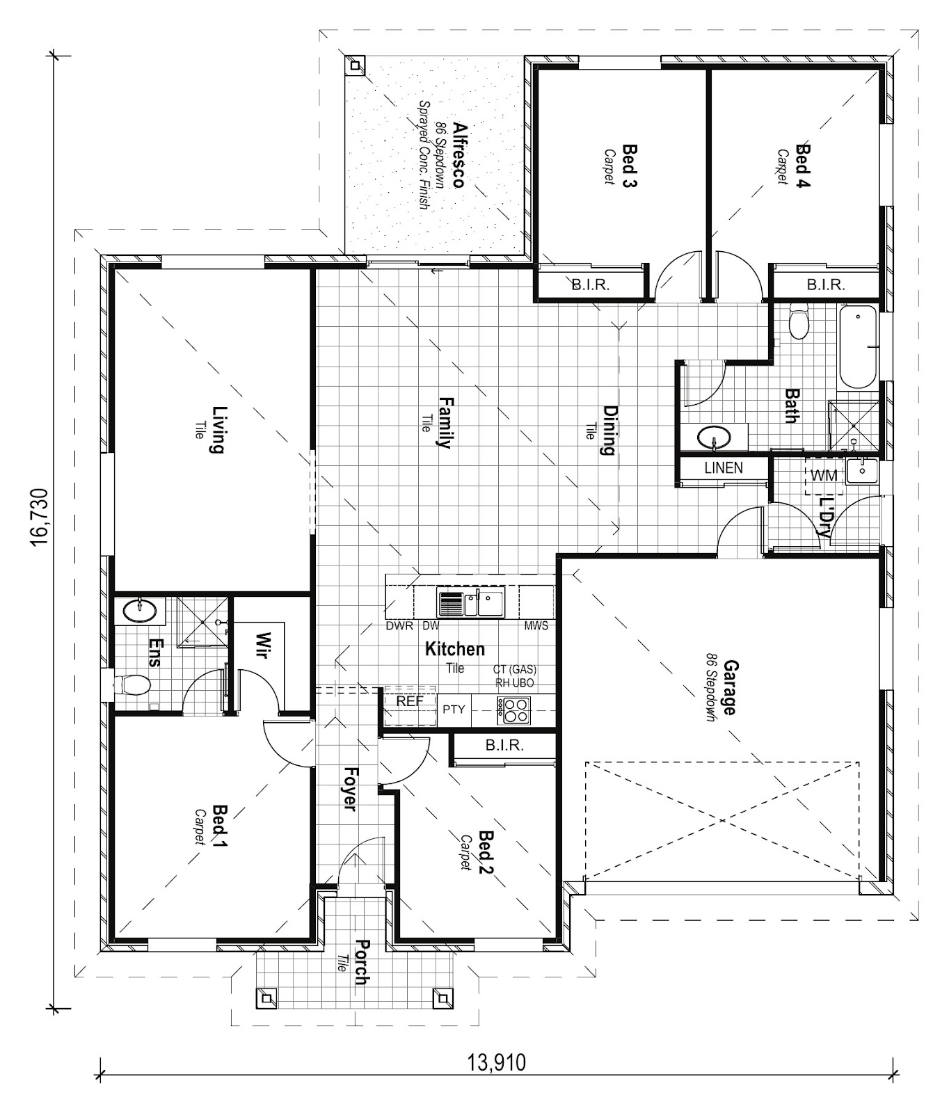 House & Land Investment Property in Wadalba, NSW | Aus Investment Properties - Floor Plan 1