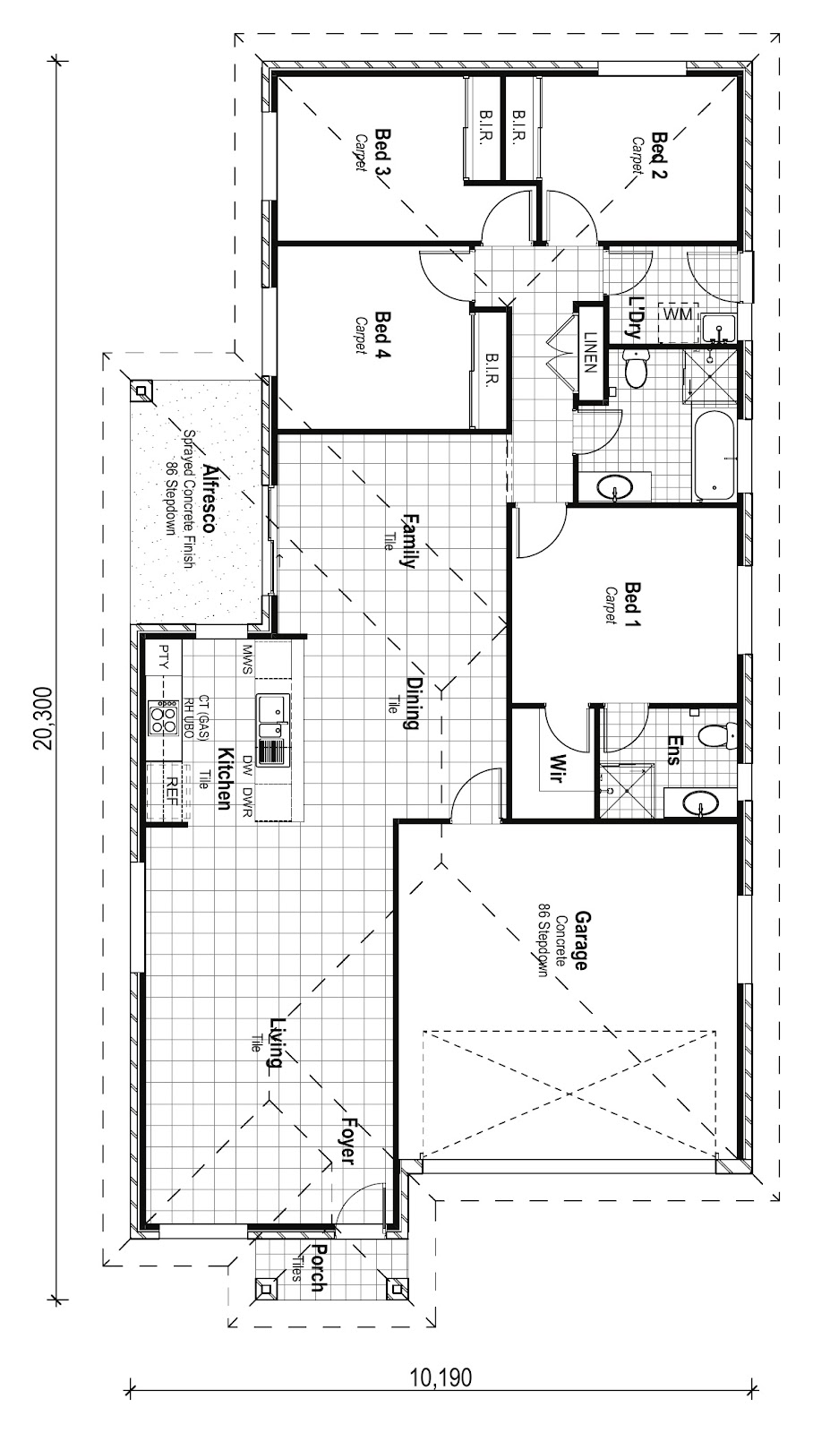 House & Land Investment Property in Wadalba, NSW | Aus Investment Properties - Floor Plan 1