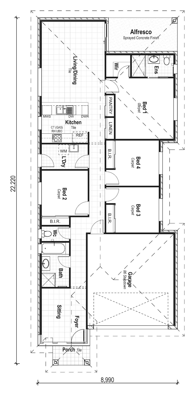 House & Land Investment Property in Dora Creek, NSW (4.17% Yield) | Aus Investment Properties - Floor Plan 1