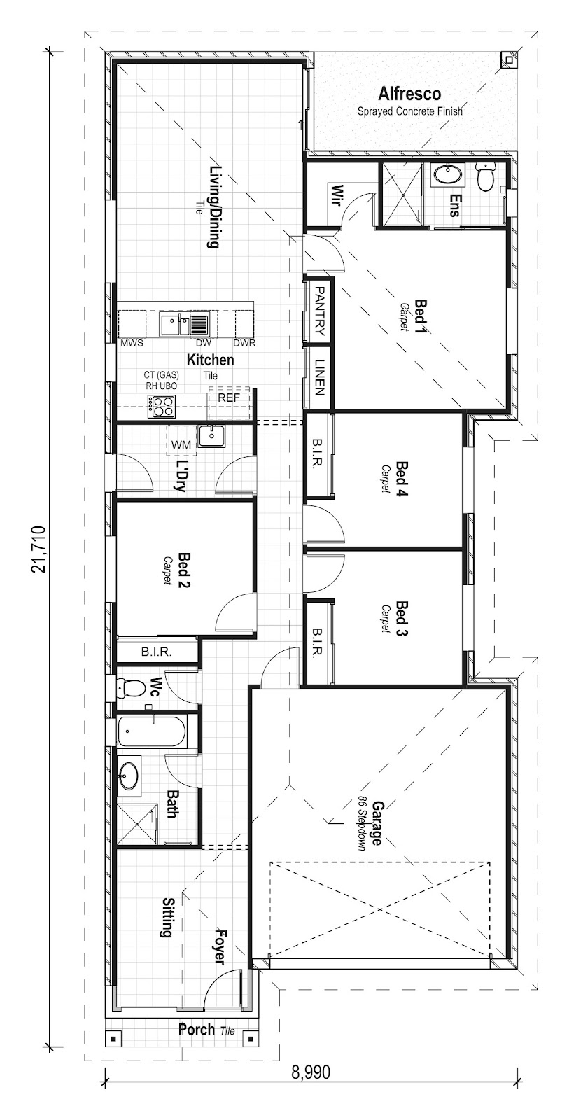 House & Land Investment Property in Dora Creek, NSW (4.17% Yield) | Aus Investment Properties - Floor Plan 1
