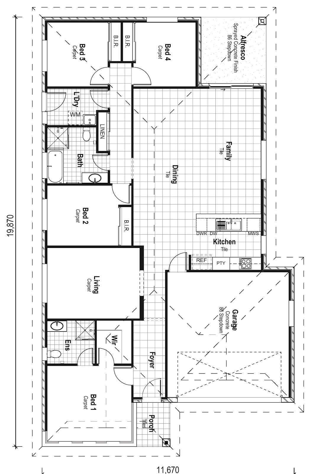 House & Land Investment Property in Cessnock, NSW | Aus Investment Properties - Floor Plan 1