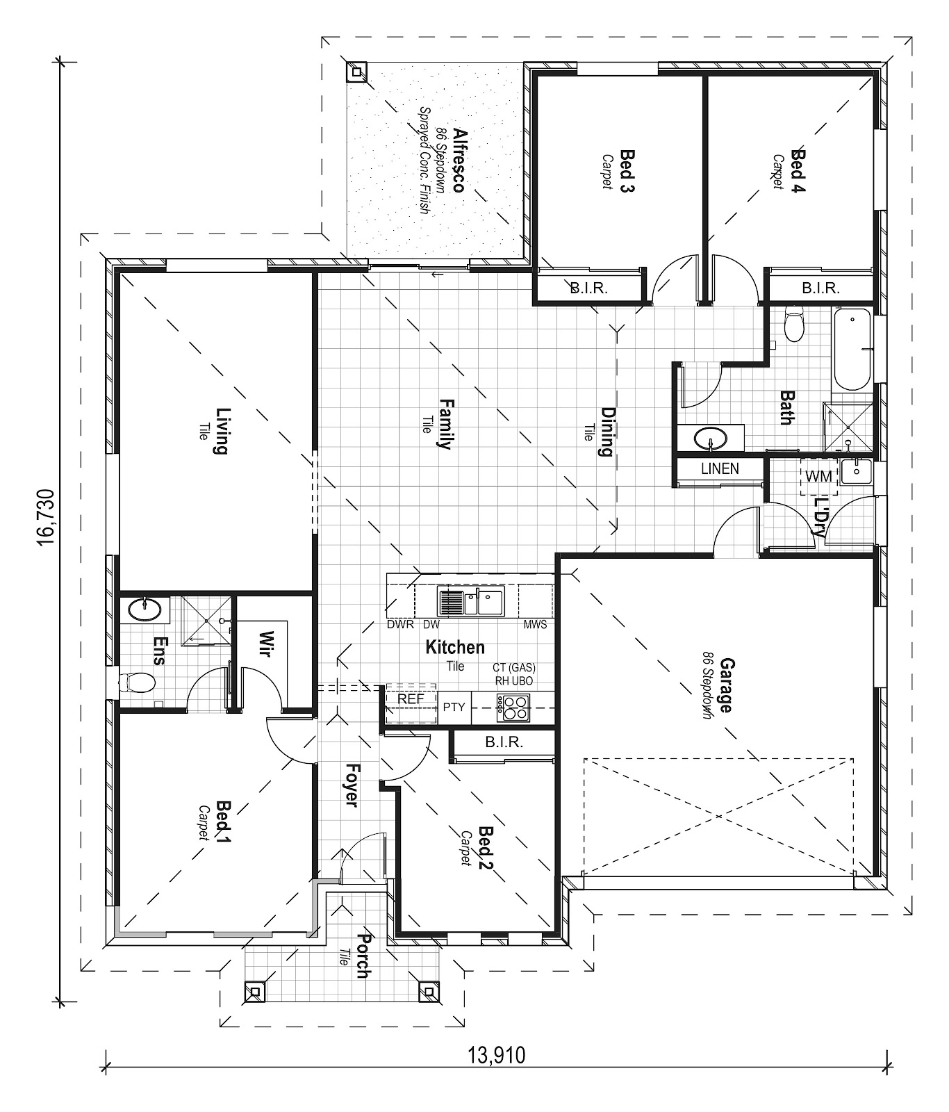House & Land Investment Property in Dora Creek, NSW (4.37% Yield) | Aus Investment Properties - Floor Plan 1