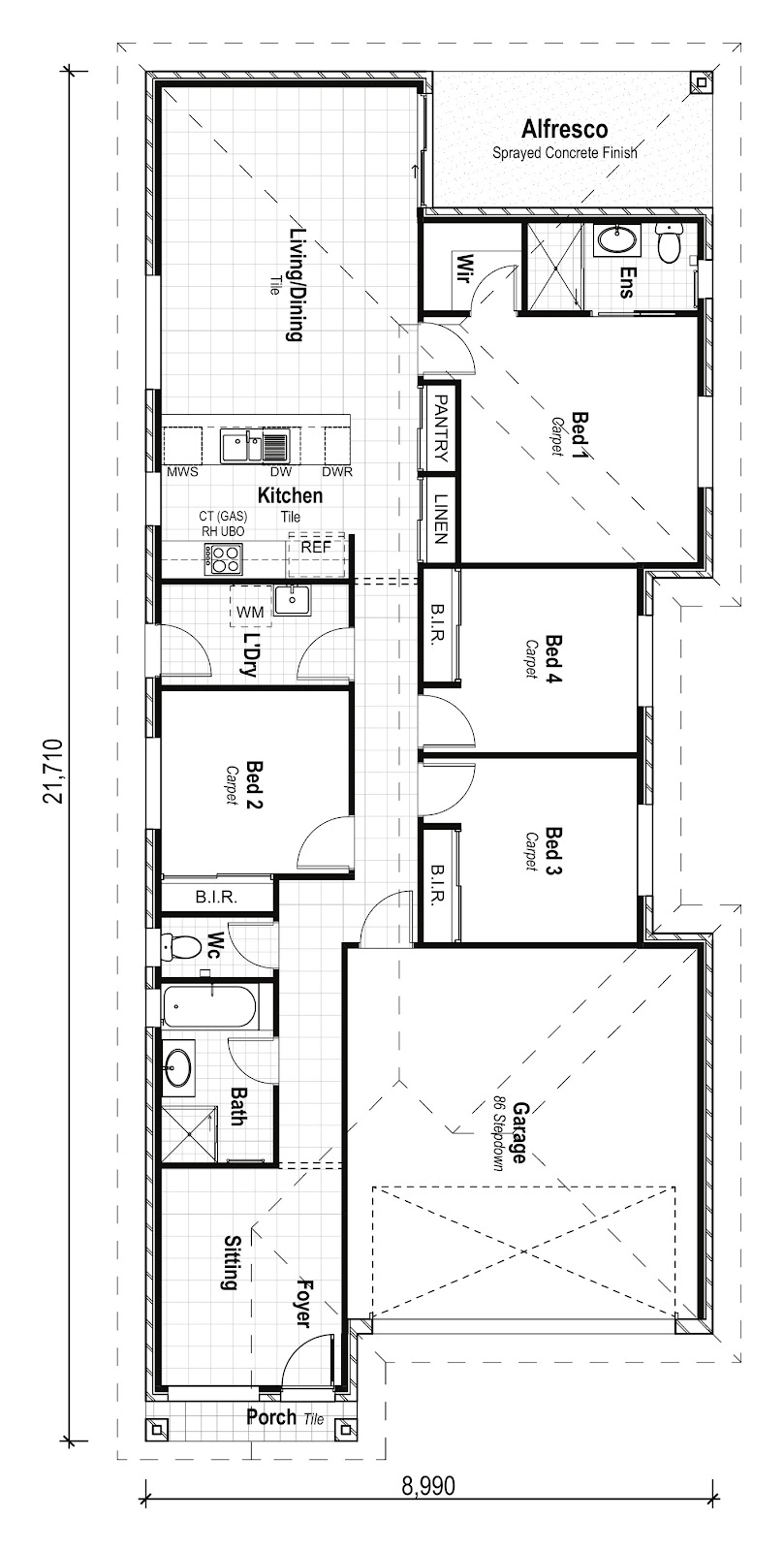 House & Land Investment Property in Woongarrah, NSW (4.4% Yield) | Aus Investment Properties - Floor Plan 1