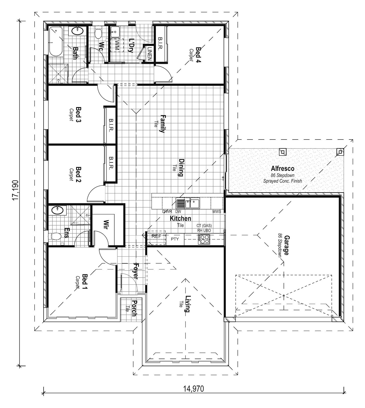 House & Land Investment Property in Bellbird, NSW (3.9% Yield) | Aus Investment Properties - Floor Plan 1
