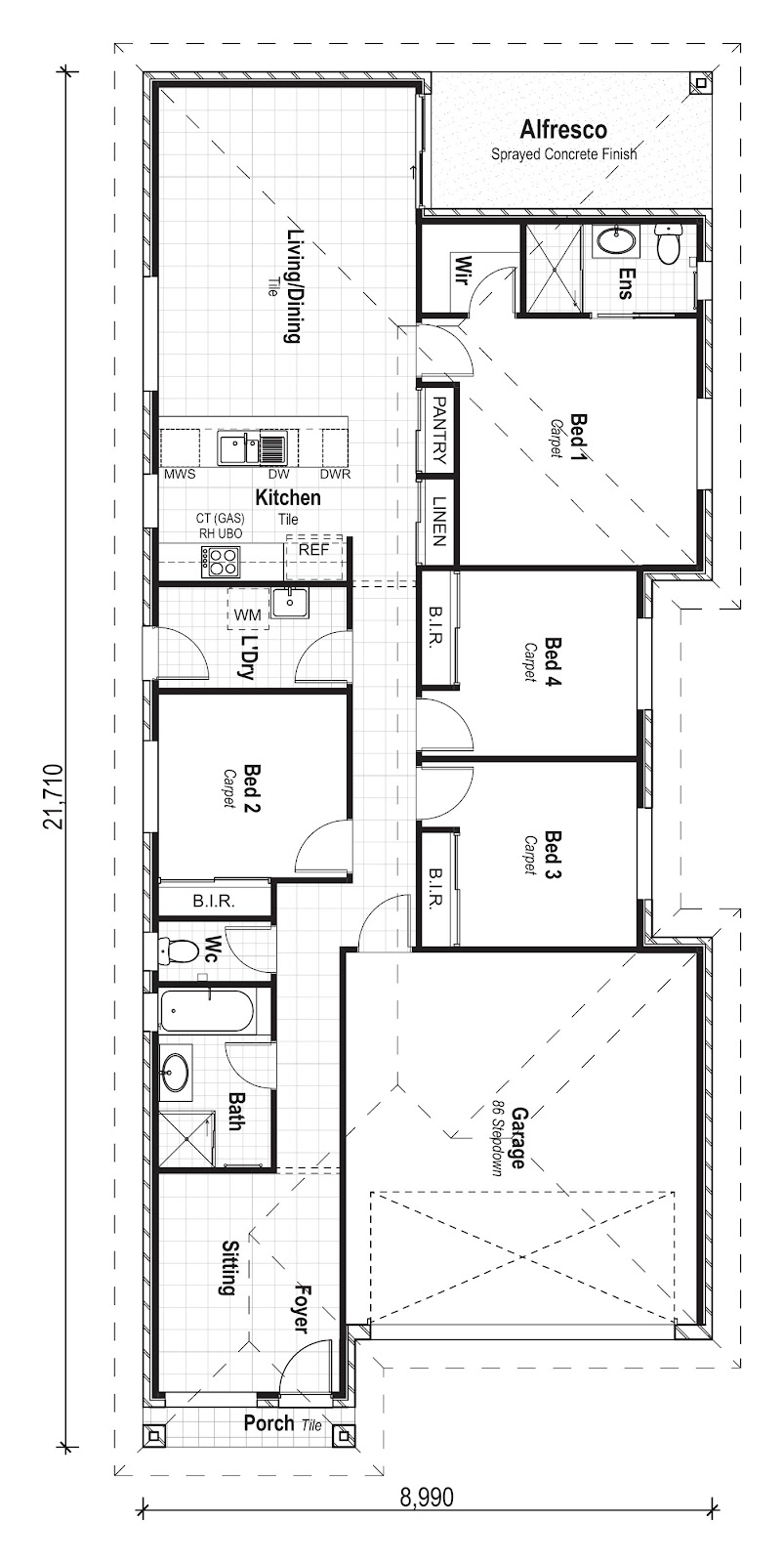 House & Land Investment Property in Woongarrah, NSW (4.59% Yield) | Aus Investment Properties - Floor Plan 1