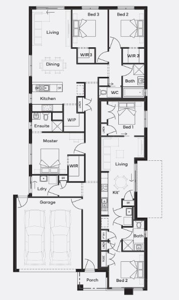 Dual Key Investment Property in Shepparton, VIC (6.16% Yield) | Aus Investment Properties - Floor Plan 1