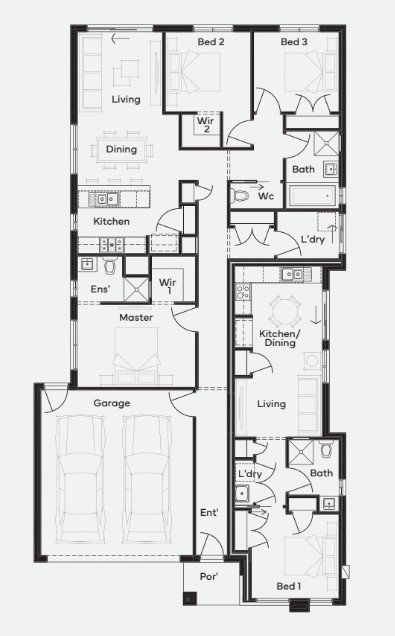 Dual Key Investment Property in Shepparton, VIC (6.14% Yield) | Aus Investment Properties - Floor Plan 1