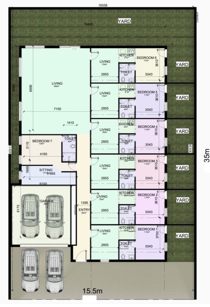 Rooming House Investment Property in Curlewis, VIC (10.03% Yield) | Aus Investment Properties - Floor Plan 1
