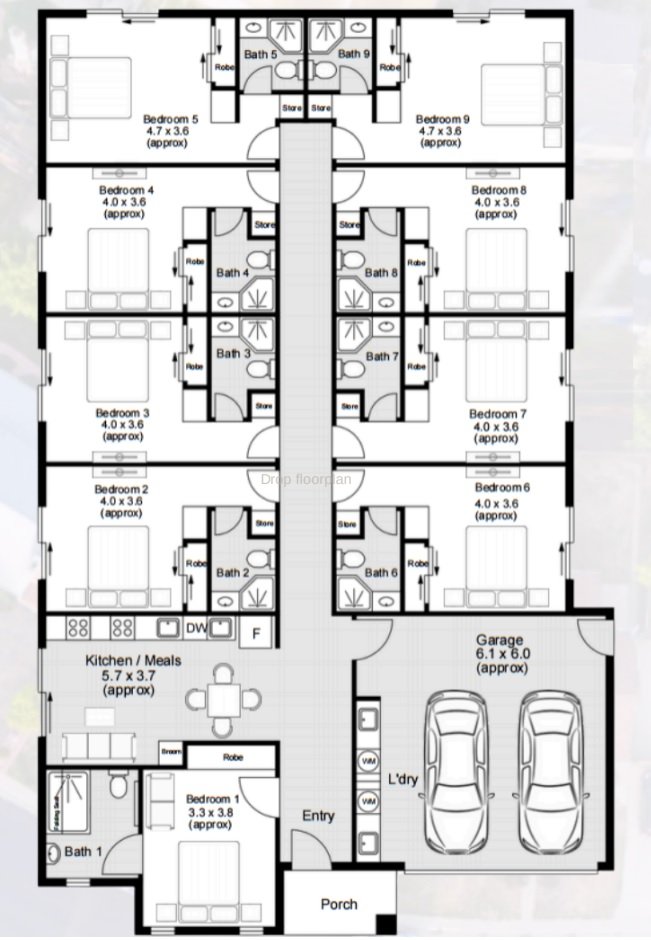 Rooming House Investment Property in Newborough, VIC (14.82% Yield) | Aus Investment Properties - Floor Plan 1